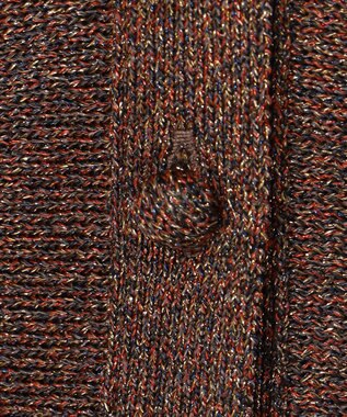 自由区 【カタログ掲載】カラーミックスラメ カーディガン ローズ