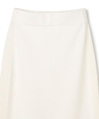 BEIGE， NADIA / 異素材ライン ストレッチニットスカート Ecru