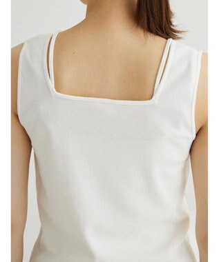 Green Parks マルチストラップテレコタンク Off White