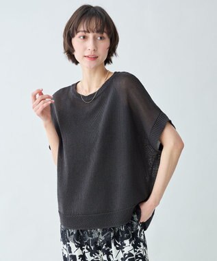 ANY ラミータッチオーバーニット