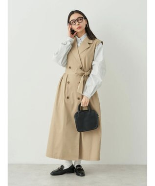 earth music&ecology ２ＷＡＹジレンチ Beige