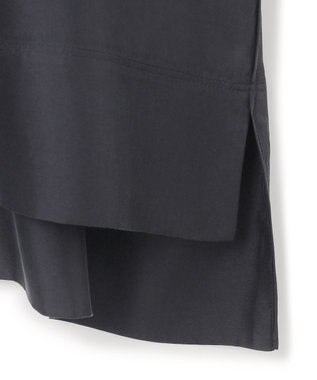 ICB 【洗える】 キュプラフィブリルツイル Tブラウス ネイビー系