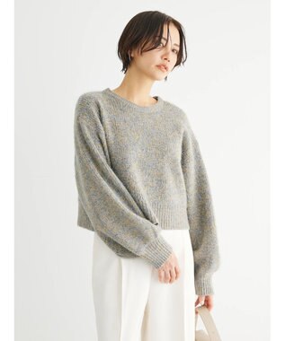 Green Parks ・ＥＬＥＮＣＡＲＥ　ＤＵＥ　ミックスシャギーニット Beige