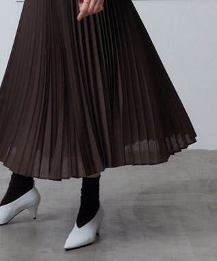 BEIGE， MOYE / プリーツスカート Cafe Noir