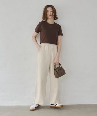 WEGO 【7色/SMLサイズ展開】コンパクトフィットT ブラウン
