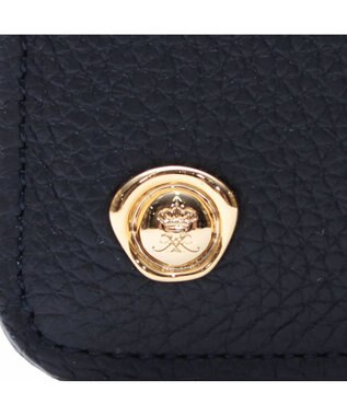 A.D.M.J. 【牛革】スパニッシュレザー/モーツァルト スワロフスキー・クリスタル付 スリムウォレット マリーン