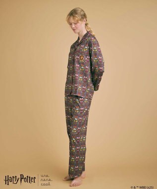 une nana cool 【ハリー・ポッターコラボ】【綿100%】開襟パジャマ レッド