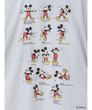 Green Parks ミッキーフレンド／体操プリント半袖シャツ Stripe