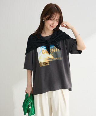 Green Parks ＳＥＴ２点フォトＴシャツ＋レーススカーフ