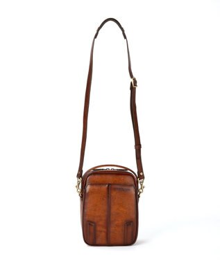 ACE BAGS & LUGGAGE LO HOMME PRESSE アルカイック 本革 日本製 ショルダーバッグ 縦型 71863 ロ・オム・プレッセ ブラウン