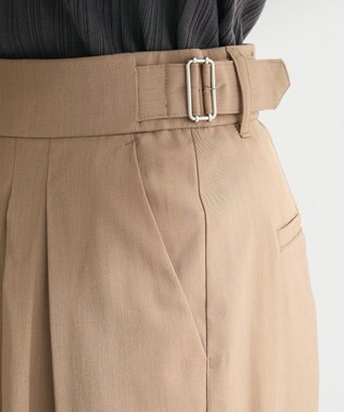 Green Parks タックワイドパンツ Mocha