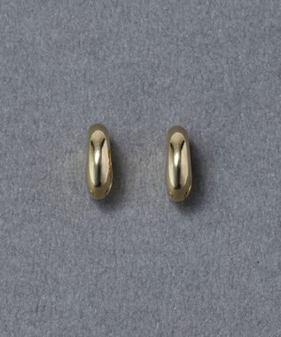 Phoebe 【金属アレルギー対応】シンプルフープスナップイヤリング　ゴールド ゴールド
