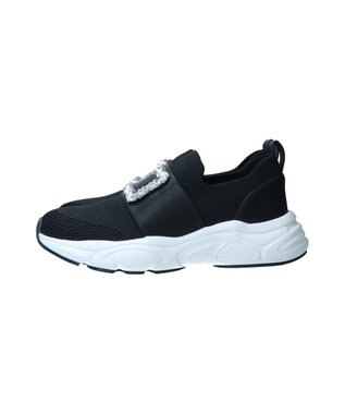 Bridget Birkin 【Bridget Birkin】ビジューバックルニットスニーカー ブラック