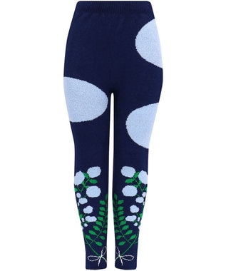 WACOAL あったかボトム 毛糸のパンツ ふんわりフィット 足首丈 レディース PPL757 /ワコール