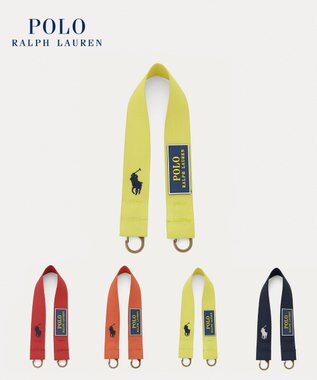 MOONBAT POLO RALPH LAUREN(ポロ ラルフローレン)カラビナ付き ストラップベルト 無地 撥水加工