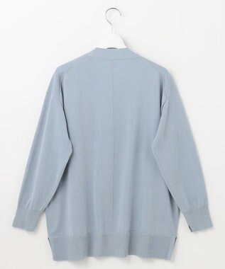 J.PRESS LADIES L 【洗える】 Co/Peライト Vネック カーディガン スカイブルー系