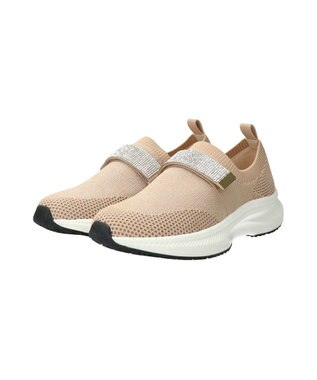 Bridget Birkin 【Bridget Birkin】ベルトストーンニットスニーカー ベージュ