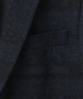 JOSEPH HOMME パッチジャガードジャージー　ジャケット ネイビー系3