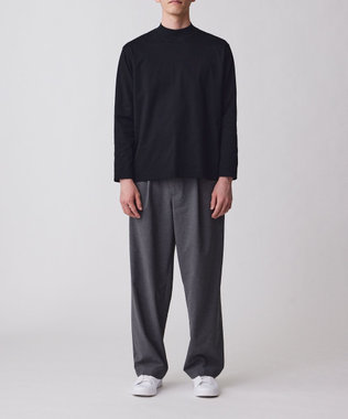 KASHIYAMA 【防汚加工】WONDERFRESH 長袖カットソー 黒