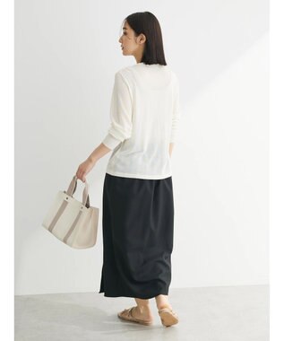 Green Parks 推しニット　クルーネックカーディガン Off White