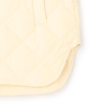 UNFILO 【自宅で洗濯OK / 軽量で暖かい】TAIONコラボ キルティングブルゾン クリーム