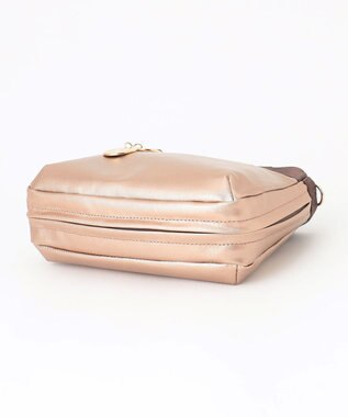 LA BAGAGERIE 【コットン×ポリウレタン】シャイニーミニマムトート ベージュ