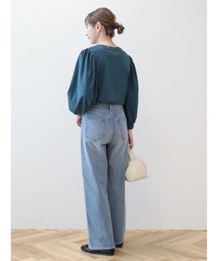 AMERICAN HOLIC ドルマンギャザー７分袖カットプルオーバー Ivory