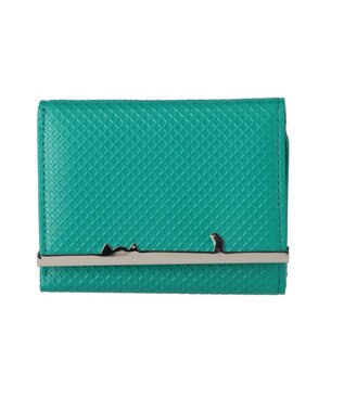 tsumori chisato CARRY クロスエンボス 3つ折りミニ財布