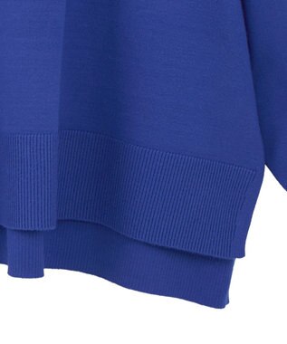 AMERICAN HOLIC 【WEB限定】バイパチサイドスリットニットプルオーバー Blue