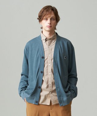 J.PRESS MEN 【WEB限定カラー有】バックブル スウェットカーディガン 【WEB限定カラー】グリーン系