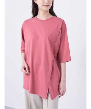 Green Parks アシメトリーデザインチュニック Pink