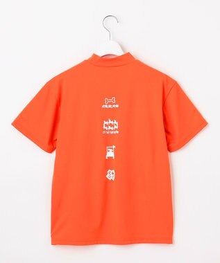 PW CIRCULUS 【吸水速乾 / UV遮蔽率96.3% UVカット / ストレッチ】【WOMEN】ポケットモックT ゴルフウェア レディース オレンジ系