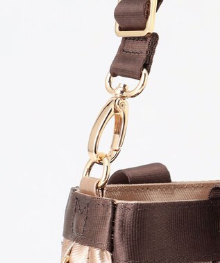 LA BAGAGERIE 【コットン×ポリウレタン】シャイニーミニマムトート ベージュ