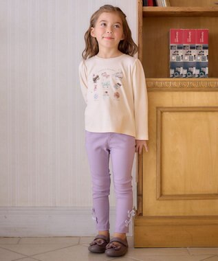 ANY KIDS スイーツプリント 長袖 Ｔシャツ エクリュ