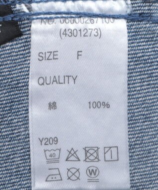 Green Parks ・ＳＵＧＡＲ　ＳＰＯＯＮ　グラデーションデニムスカー Black