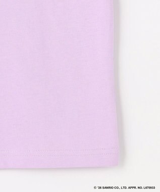 ANY KIDS 【サンリオキャラクターズ×ANY KIDS】ひんやり ミラクルスパンコール Tシャツ クロミ×ラベンダー