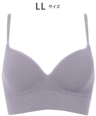 WACOAL ノンワイヤーブラ 【GOCOCi ゴコチ】 ぴったりフィット アンダー部分のズレを軽減 洗濯機洗い可能(ネット使用) ブラトップ レディース ハーフトップ CGG255 /ワコール パープル