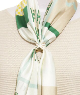 MOONBAT 【2WAY】クロススカーフリング ホワイト