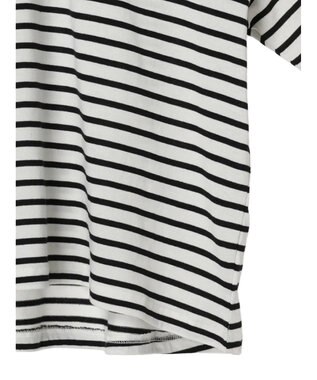 AMERICAN HOLIC バイカラーボーダーカットプルオーバー Border Black