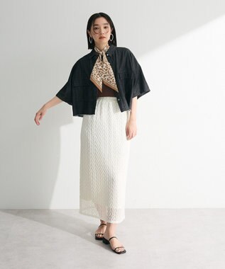 Green Parks ・ＥＬＥＮＣＡＲＥ　ＤＵＥ　デニムショートシャツ Black