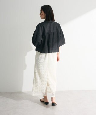 Green Parks ・ＥＬＥＮＣＡＲＥ　ＤＵＥ　デニムショートシャツ Black