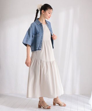 Green Parks ・ＥＬＥＮＣＡＲＥ　ＤＵＥ　デニムショートシャツ Light Indigo