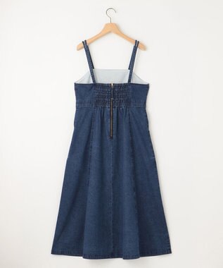 組曲 【WEB限定】デニム キャミワンピース ユーズドブルー系