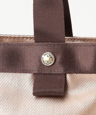 LA BAGAGERIE 【コットン×ポリウレタン】シャイニーミニマムトート ベージュ