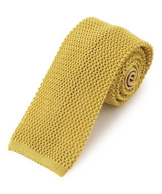 J.PRESS MEN 【J.PRESS ORIGINALS】Silk Wide Knit Tie イエロー系
