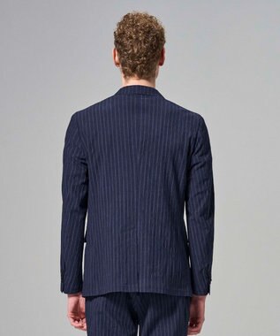 JOSEPH HOMME 【新素材】エアリッジストレッチ ジャケット ネイビー系1