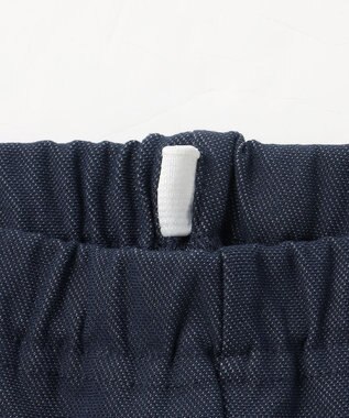 ANY KIDS 裾リボン 無地レギンス ネイビー