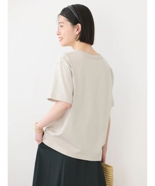 AMERICAN HOLIC Ｏｎｅ　ｗｏｒｄ　ロゴカットプルオーバー Gray Beige