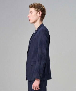 JOSEPH HOMME 【新素材】エアリッジストレッチ ジャケット ネイビー系1