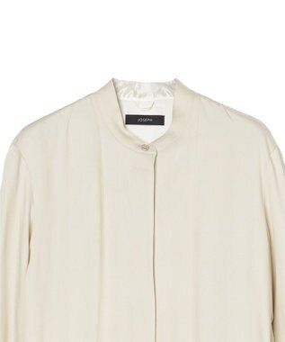 JOSEPH ソフトビスコーステーラリング　シャツドレス Quail